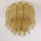 Aurora Tubes Ceiling Lamp Pink Waterfall Style