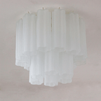 Aurora Tubes Ceiling Lamp Pink Waterfall Style