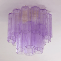 Aurora Tubes Ceiling Lamp Pink Waterfall Style