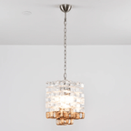 Aurora Chandelier Murano Glass Interlocking Geometric