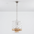 Aurora Chandelier Murano Glass Interlocking Geometric