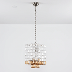 Aurora Chandelier Murano Glass Interlocking Geometric