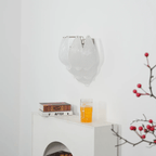 Aurora Wall Lamp Murano Glass Petal Frosted Cascading