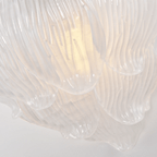 Aurora Wall Lamp Murano Glass Petal Frosted Cascading