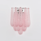Aurora Wall Lamp Pink Teardrop Glass Floral Artistic