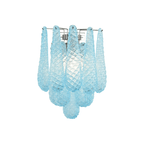 Aurora Wall Lamp Pink Teardrop Glass Floral Artistic
