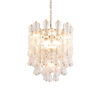Aurora Chandelier Murano Glass Floral Cascade