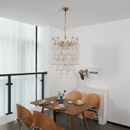 Aurora Chandelier Murano Glass Floral Cascade