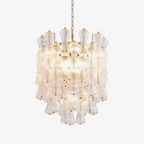 Aurora Chandelier Murano Glass Floral Cascade