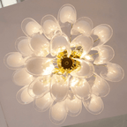 Aurora Chandelier Murano Glass Tiered Italian