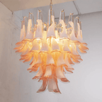 Aurora Chandelier Murano Glass Tiered Italian