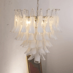 Aurora Chandelier Murano Glass Tiered Italian