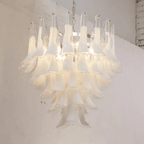 Aurora Chandelier Murano Glass Tiered Italian