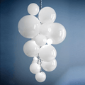 Aurora Chandelier Murano Glass Grape Cluster Art Deco
