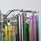 Aurora Chandelier Murano Glass Colorful Prism