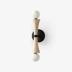Oloriel Sculptural Travertine Wall Light