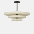 Liora Minimalist Alabaster Pendant Light Chandelier