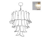 Aurora Chandelier Murano Glass Petals Vintage