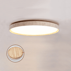 Kathy  Travertine Round Ceiling Light