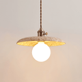 Nico Minimalist Travertine Pendant Light