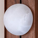 Orlin Alabaster Wood Wall Sconce