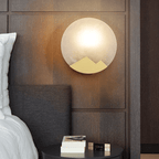 Nova Mountain Shaped Alabaster Wall Light