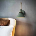 Valentina Vintage Horn Shape Metal Wall Lamp, Living room/Bedroom/Bathroom