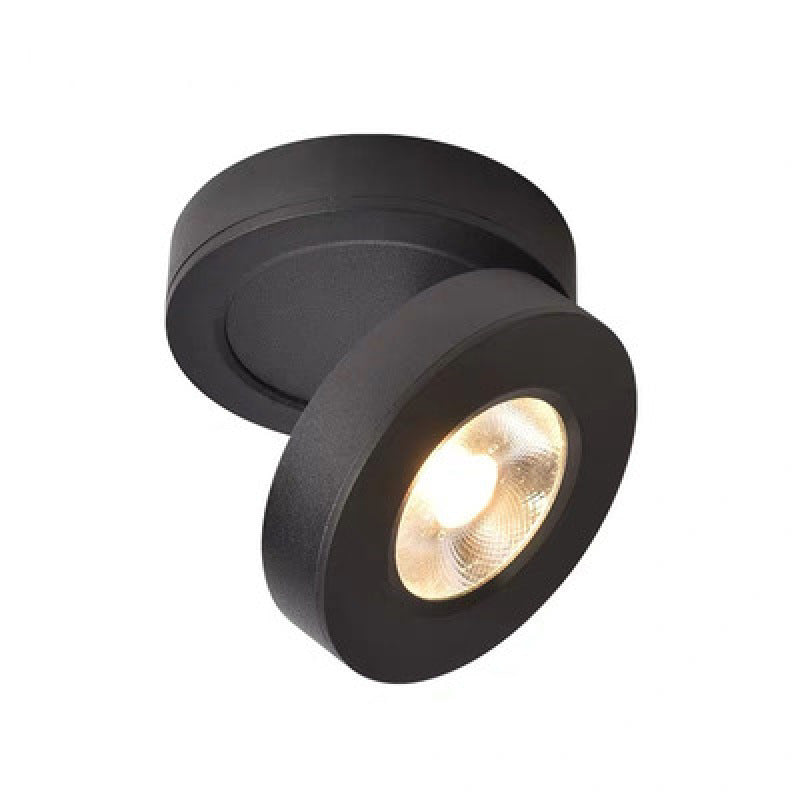 Arisha Modern Ceiling lighting Round, Novak Flush Mount, White/Black, Kitchen