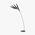 Salgado Leaf Metal/ Long Arm Floor Lamp, Living Room