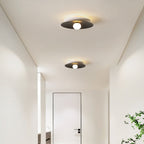 Arisha Modern Flush Mount Ceiling Light White Red Black Metal Balcony