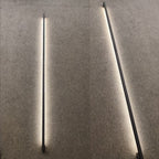 Liora Modern Slim Linear Black LED Wall Lamp