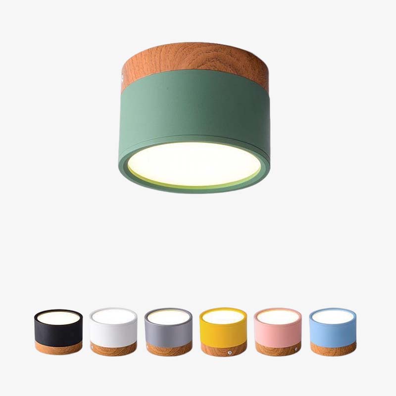 Jojo Cylindrical Flush Mount Ceiling Light