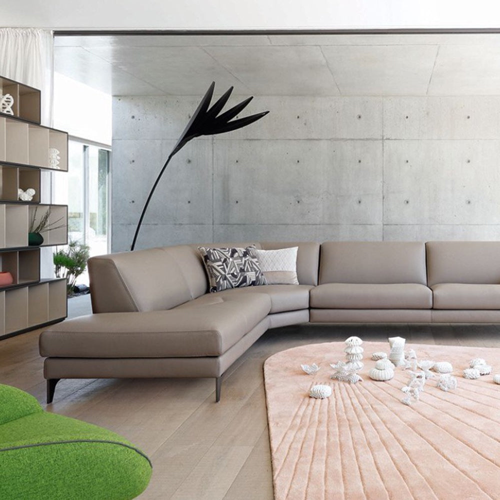 Salgado Leaf Metal/ Long Arm Floor Lamp, Living Room