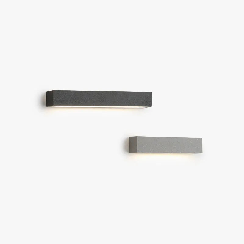 Fyra LED Outdoor Wall Lamp, Black & White
