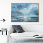 Luminous Seascape Painting Horizontal