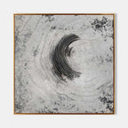 Wall Art 3D Concentric Circle Painting