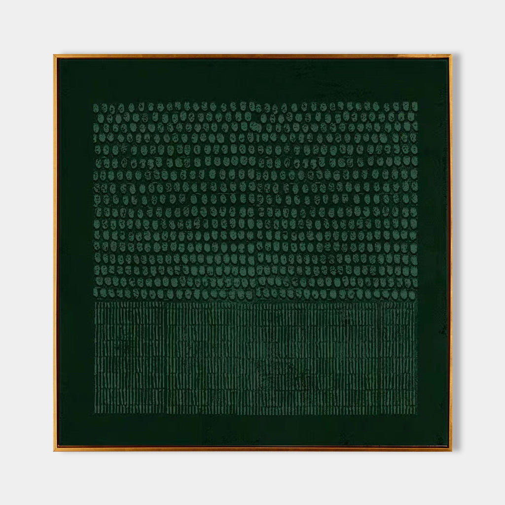 Minimalist Textured Geometric Painting