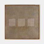 Wabi-Sabi Square Abstract Wall Art
