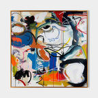 Abstract Expressionist Face Painting