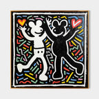Wall Art Abstract Graffiti Cartoon Vibrant