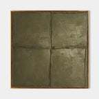 Four Square Minimalist 3D Textured Painting