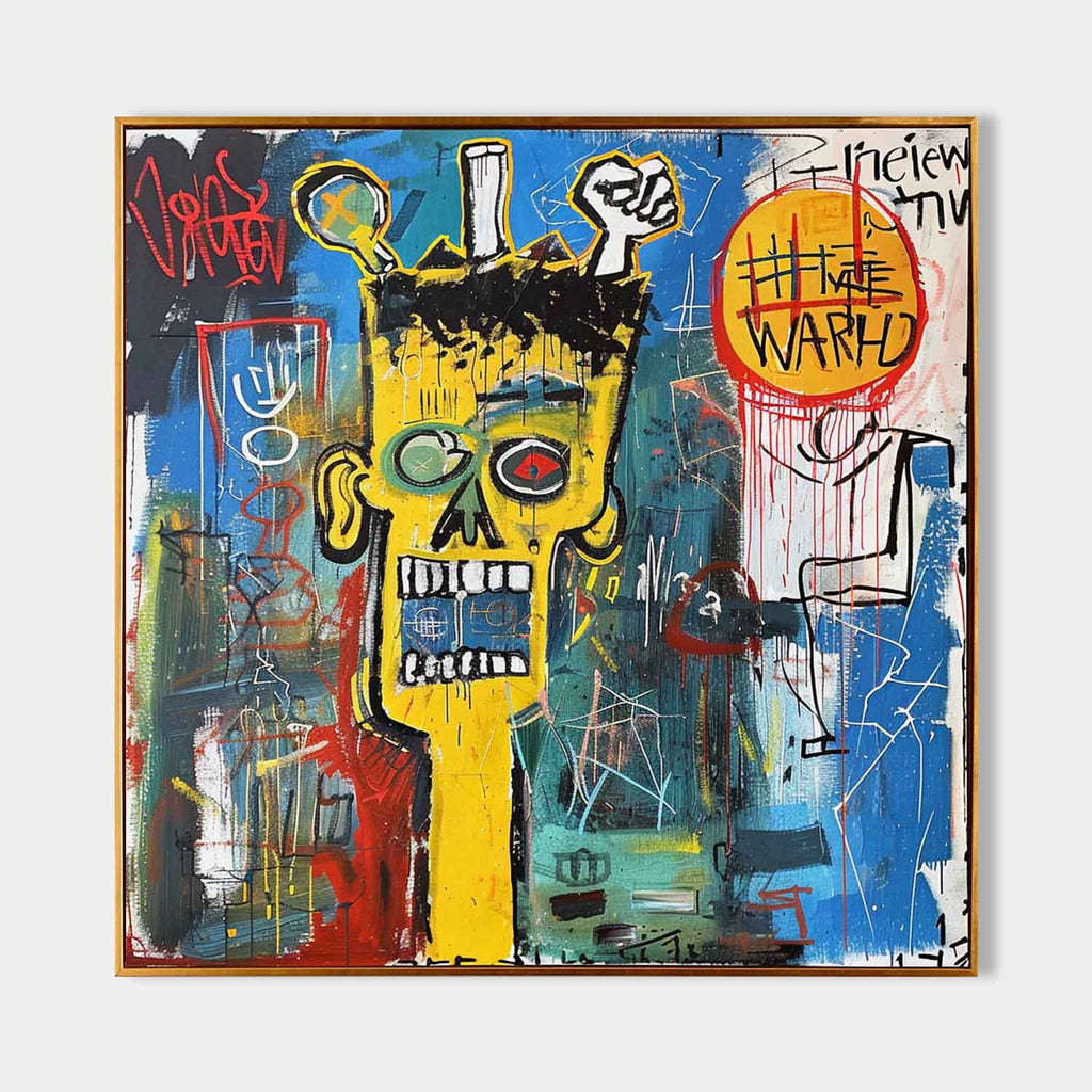 Graffiti Contemporary Street Art Style Abstract Painting