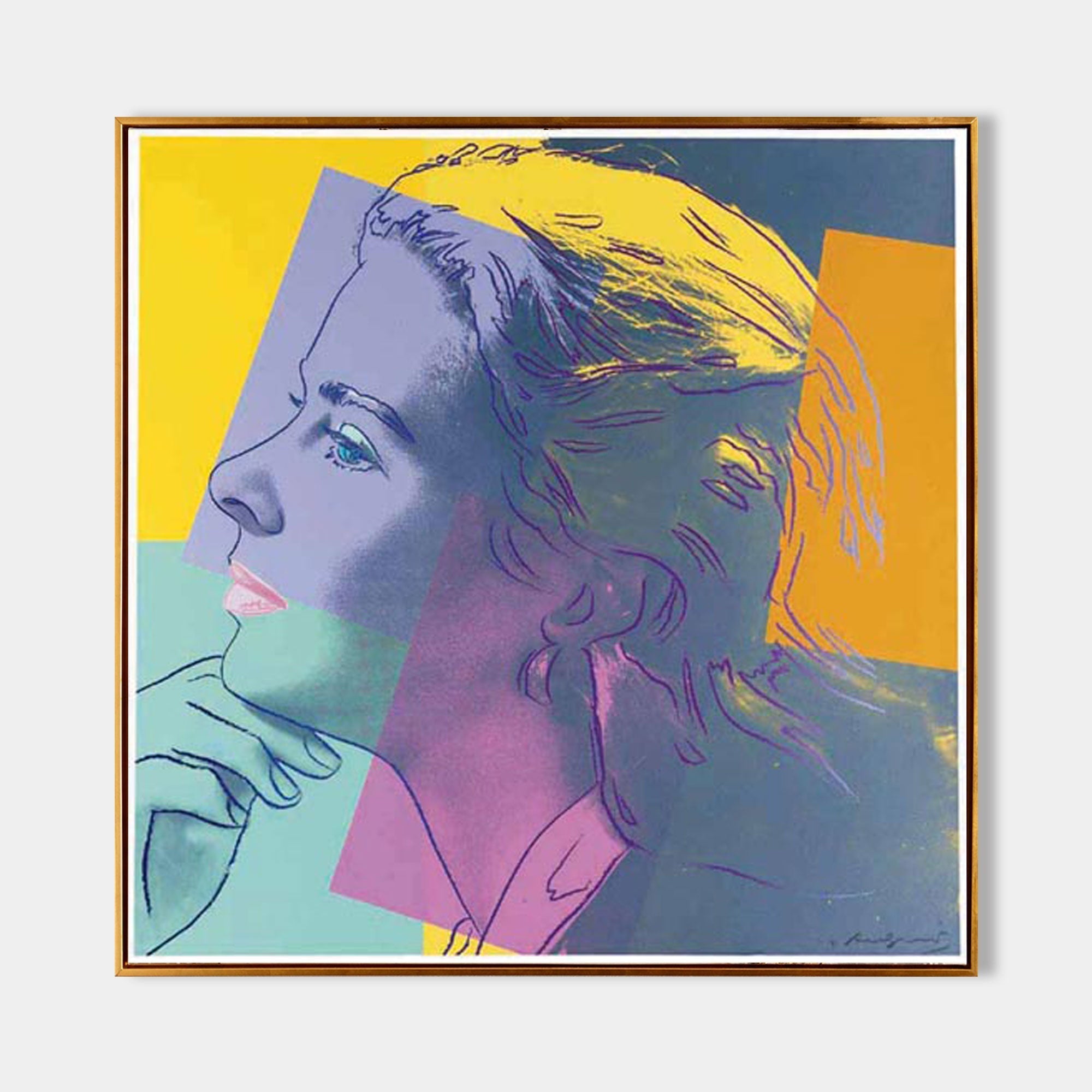 Andy Warhol Ingrid Bergman Pop Art Painting