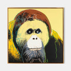 Andy Warhol Style Orangutan Pop Art Painting