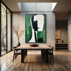 Abstract Portrait Oil Painting Minimalist