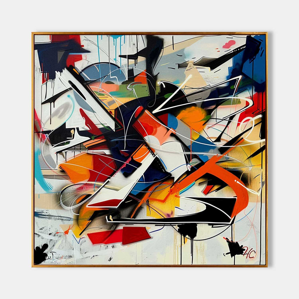 Expressionist Vibrant Color Explosion Painting Modern