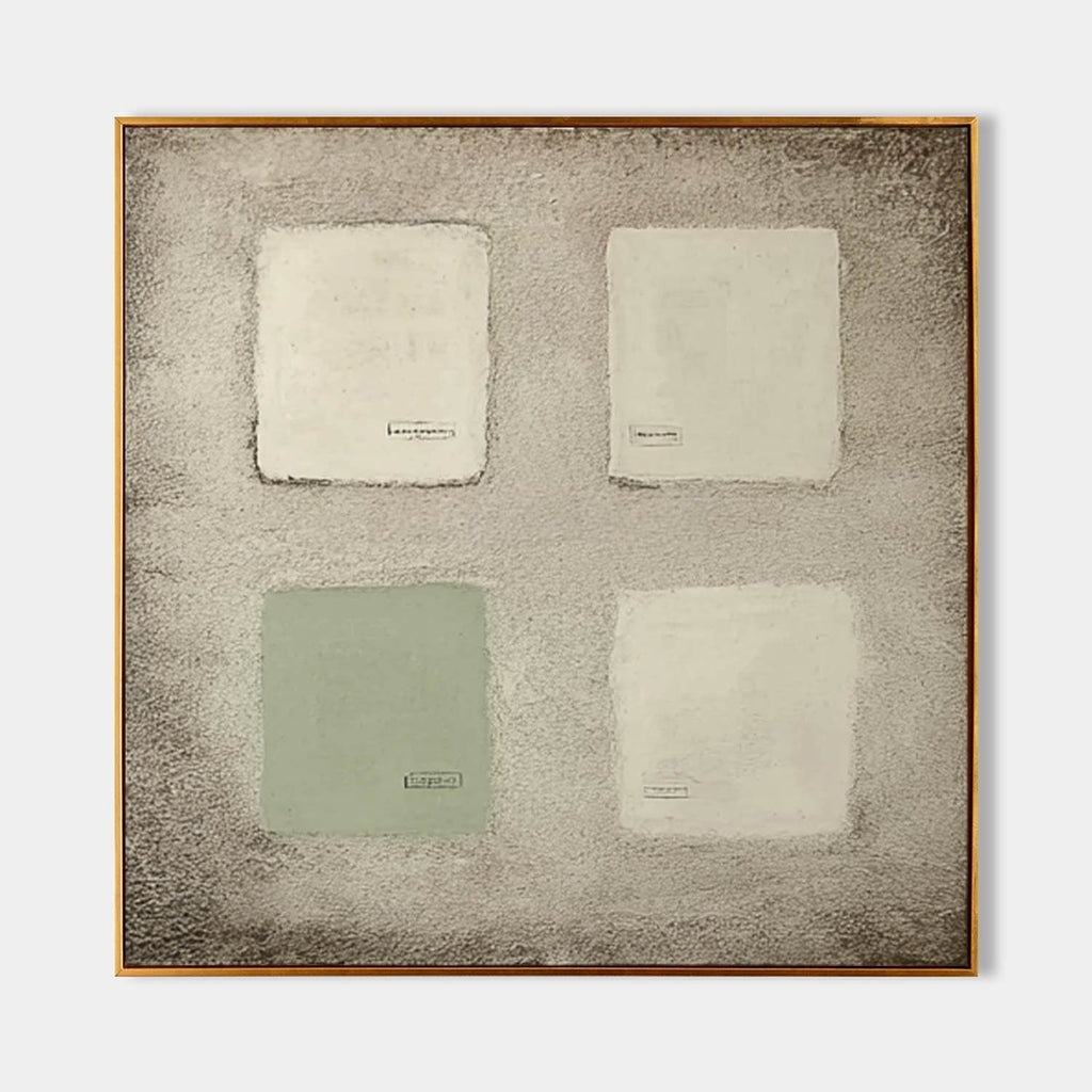 Minimalist Color Block Texture Painting