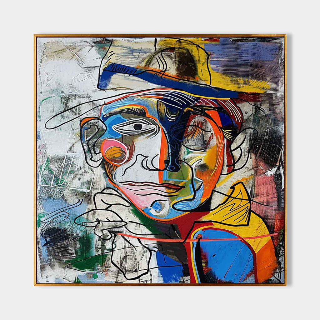 Crayon Abstract Graffiti Art