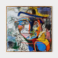 Crayon Abstract Graffiti Art