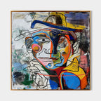 Crayon Abstract Graffiti Art